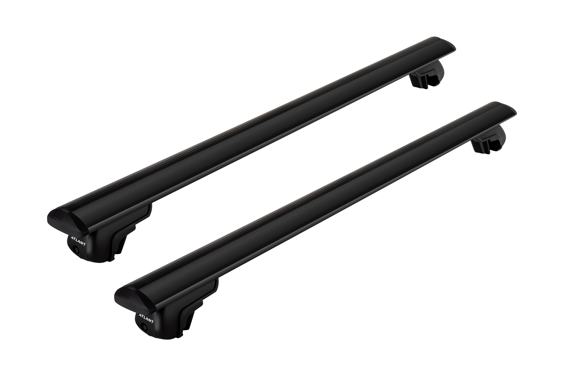 Багажник ATLANT для AUDI A4 Allroad (2009-2016-н.в.), BMW X5 (2006-2010-2010-2013). Крыловидная дуга. Черный.