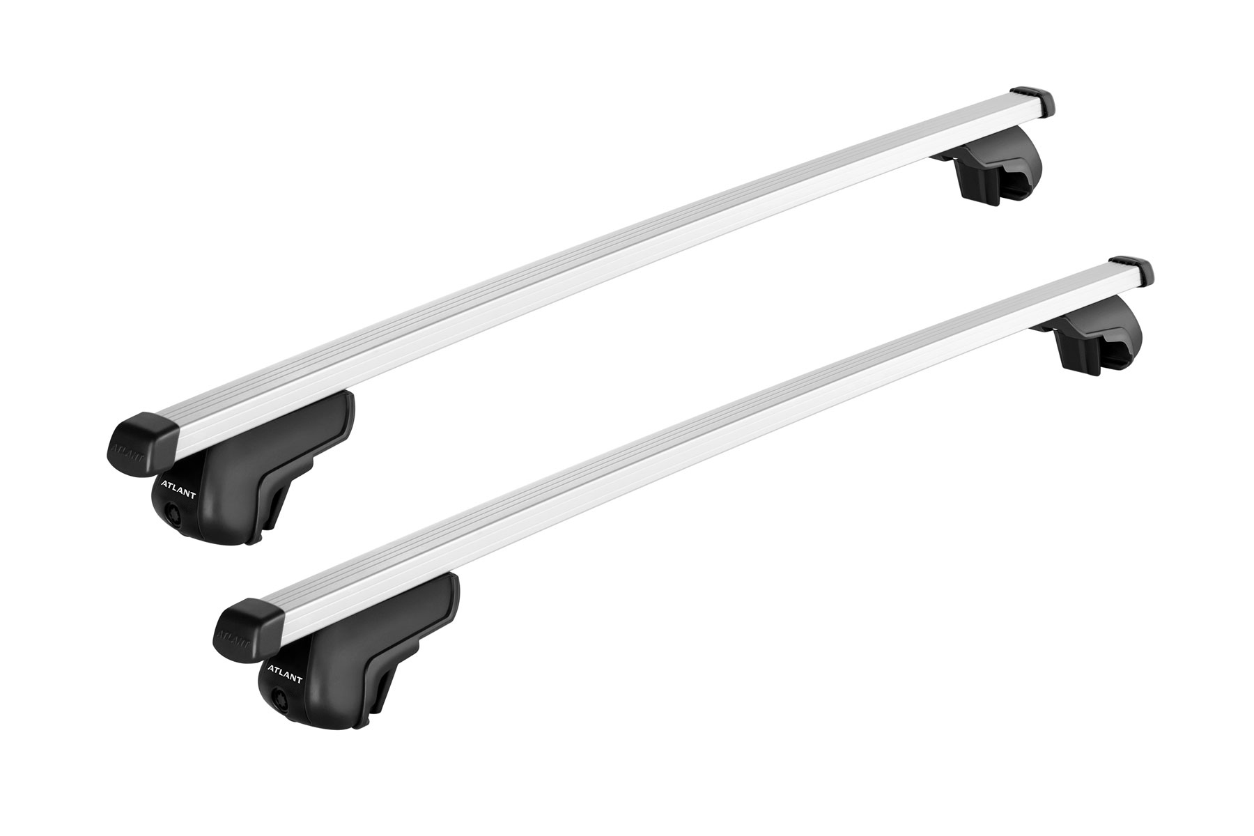 Багажник ATLANT для AUDI A4 Allroad (2009-2016-н.в.), BMW X5 (2006-2010-2010-2013). Прямоугольная дуга. Серебристый.