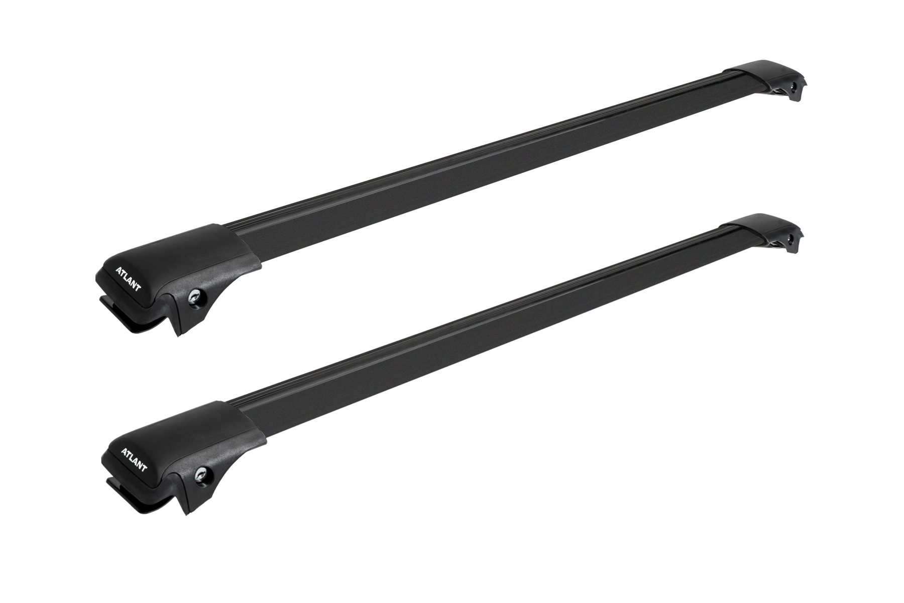 Багажник ATLANT для CHEVROLET Captiva (2006-2018), CITROEN C3 Picasso (2008-2017). Крыловидная дуга. Черный.