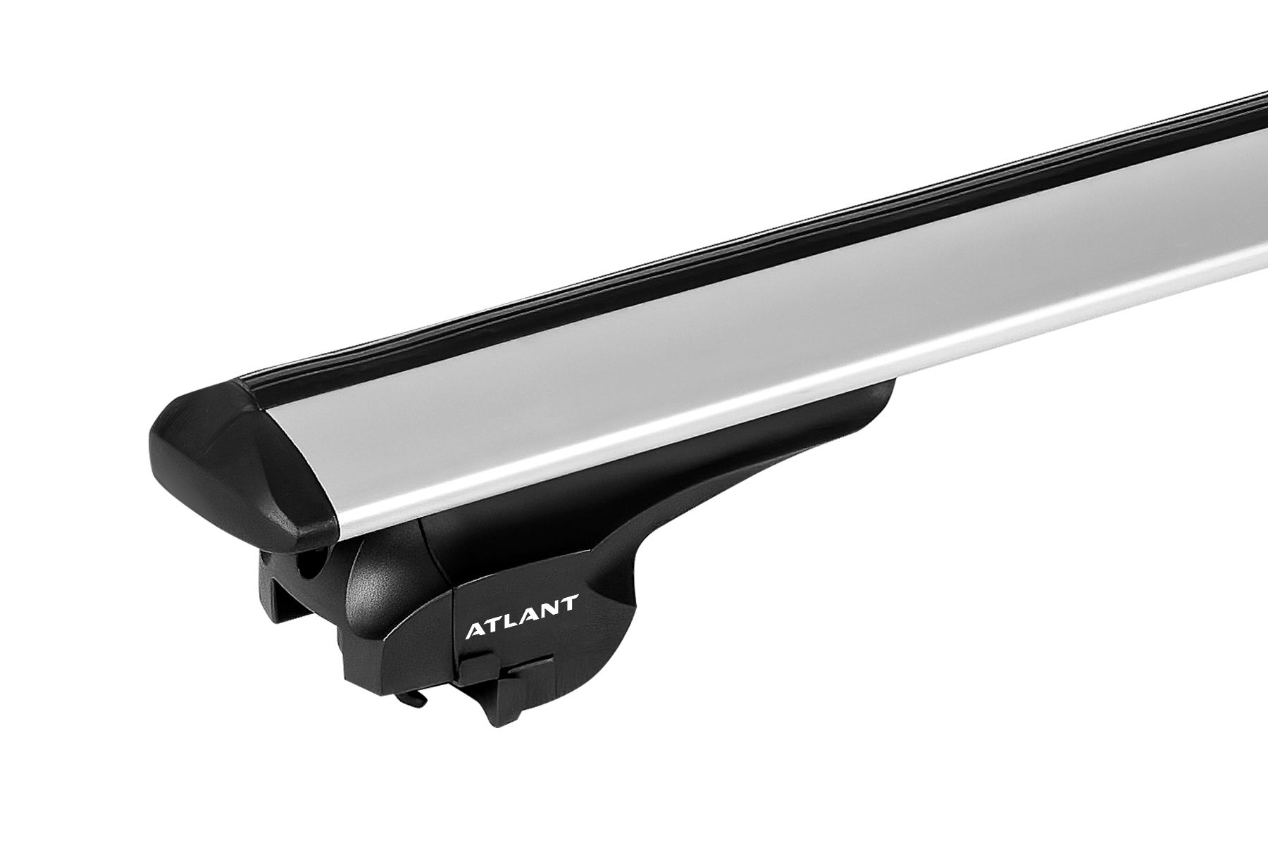 Багажник ATLANT для MOSKVICH 8 (2024-н.в.), AUDI A4 (2015-2020-2019). Крыловидная дуга. Серебристый.